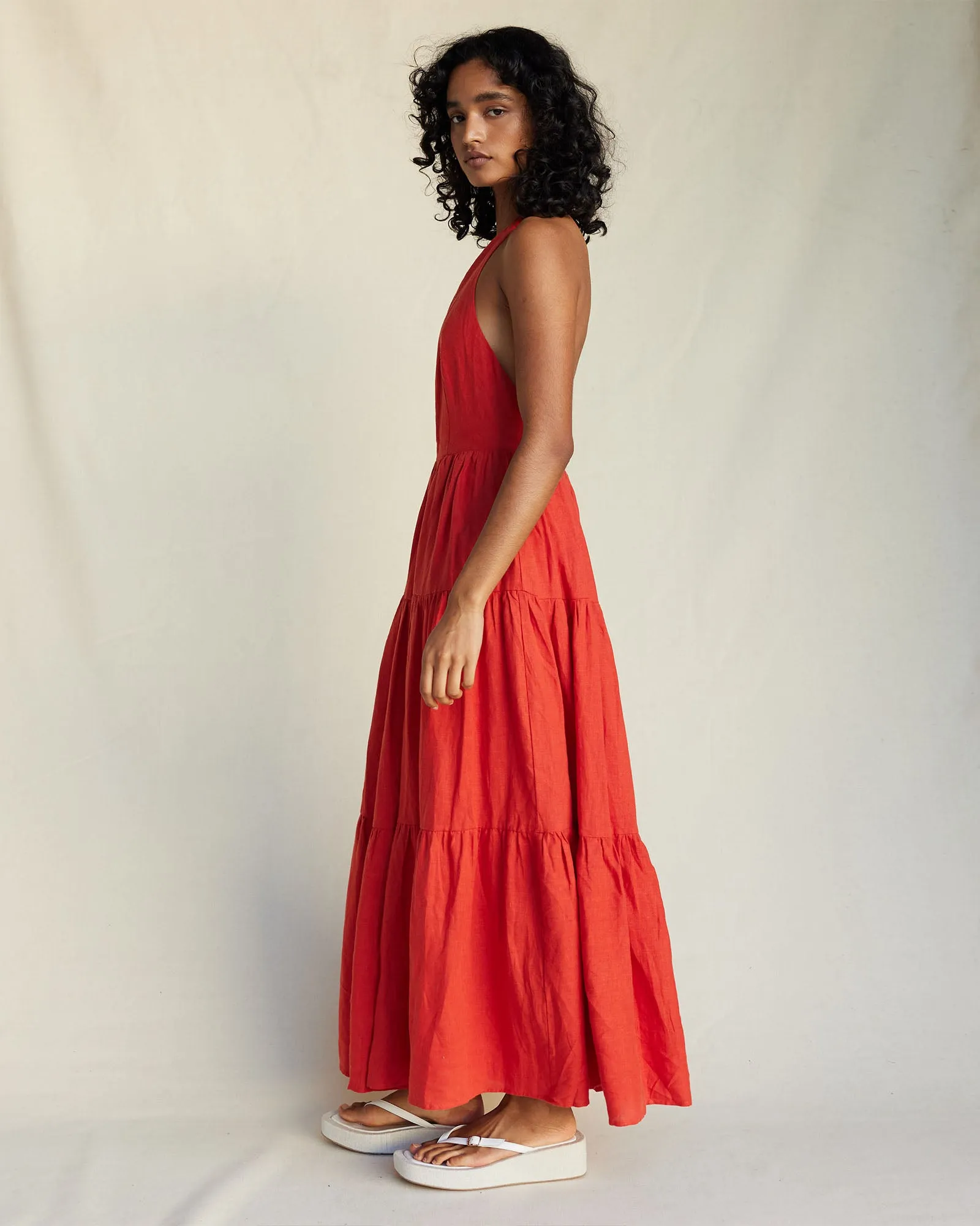 Tularosa Maxi Dress - Persimmon