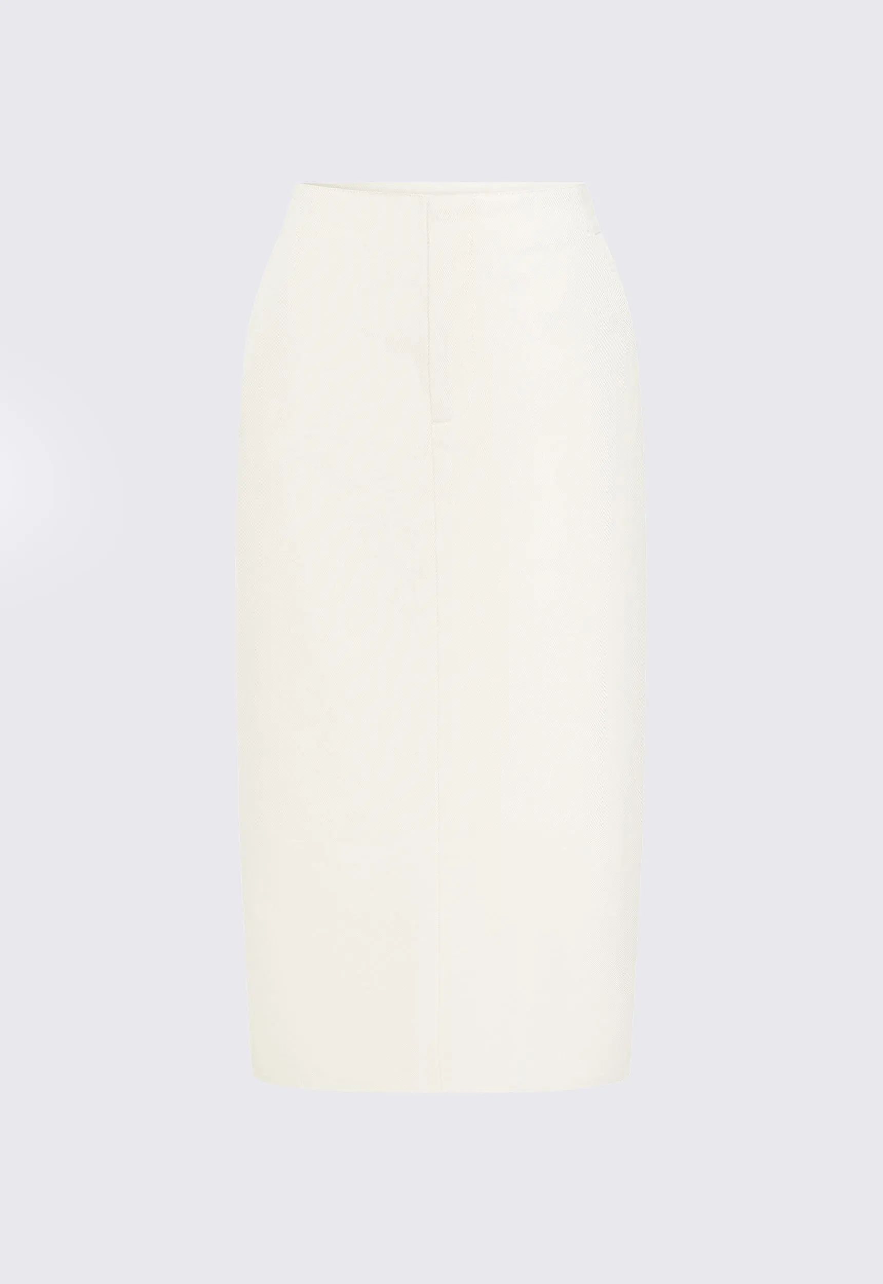Uno Denim Midi Skirt - Ice Cream
