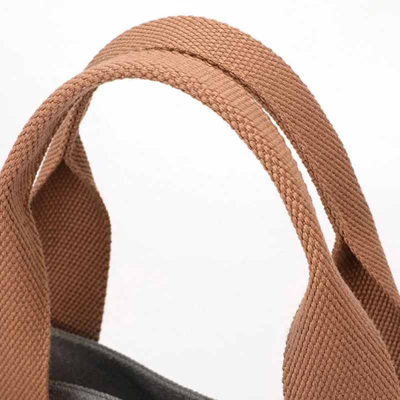 Women Canvas Handbag Multi Pocket Durable Crossbody Tote Purse