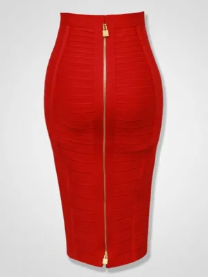 Women's Formfitting Pencil Skirt