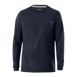 Wrangler - Workwear Men's Long Sleeve Pen Pocket Crew