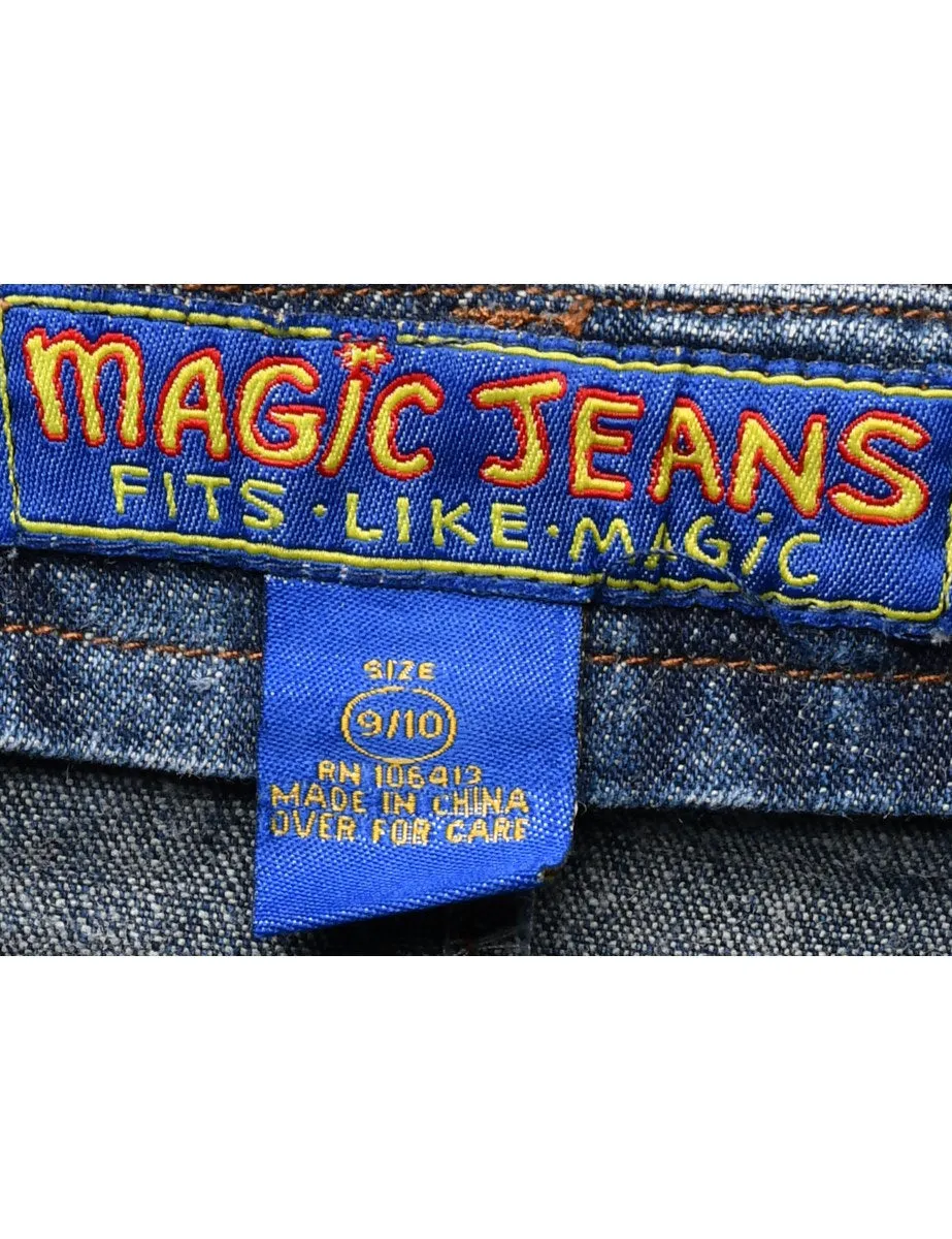 Y2K Denim Cargo Skirt - M