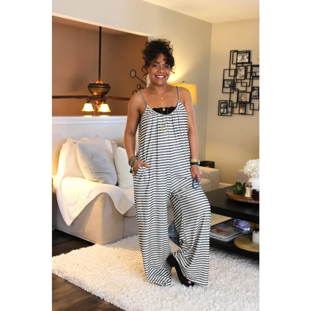 Zuri Striped Knit Jumpsuit