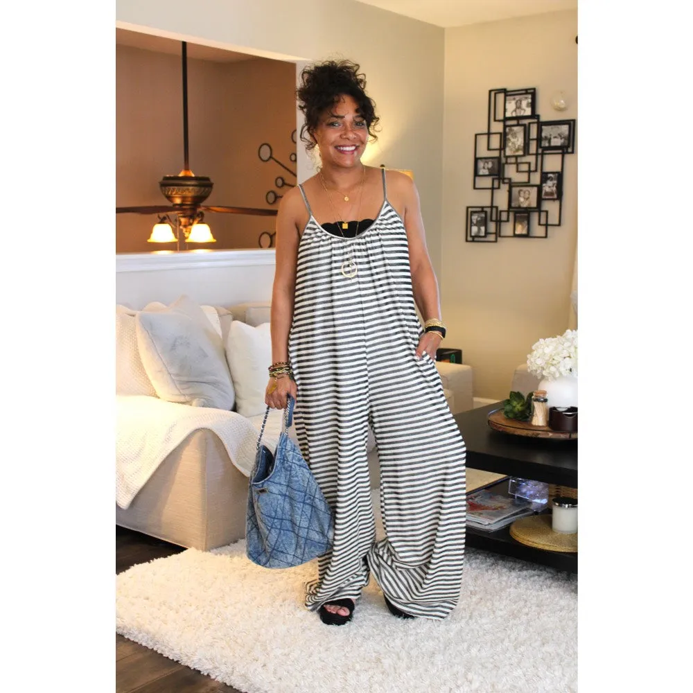 Zuri Striped Knit Jumpsuit